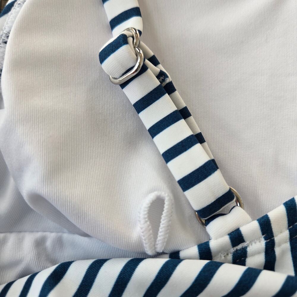 Cupshe Striped Nautical One Piece Swimsuit Size XS NWT - Picture 5 of 7